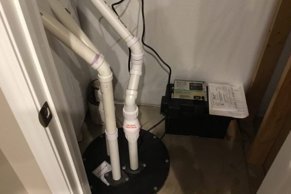 New construction plumbing installation